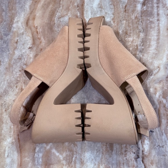 Women’s STEVE MADDEN Sunnyside suede chunky sandal. Size 10 - Picture 3 of 7